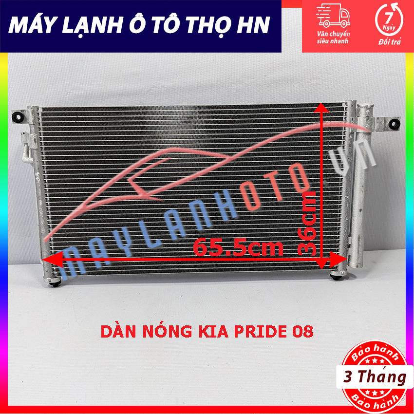 Dàn nóng Kia Pride New 2008 hàng xịn Hàn Quốc