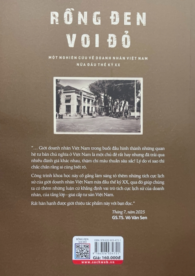 Rồng đen Voi đỏ - Một nghiên cứu về doanh nhân Việt Nam nửa đầu Thế kỷ XX - TH160