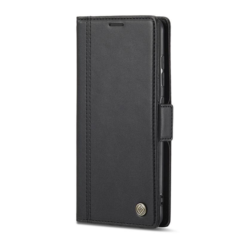 Ốp điện thoại da nắp gập kiểu ví màu trơn đơn giản kiểu doanh nhân sang trọng cho IPHONE 7 PLUS 8 PLUS SE 2020 XR XS MAX 11 PRO MAX
