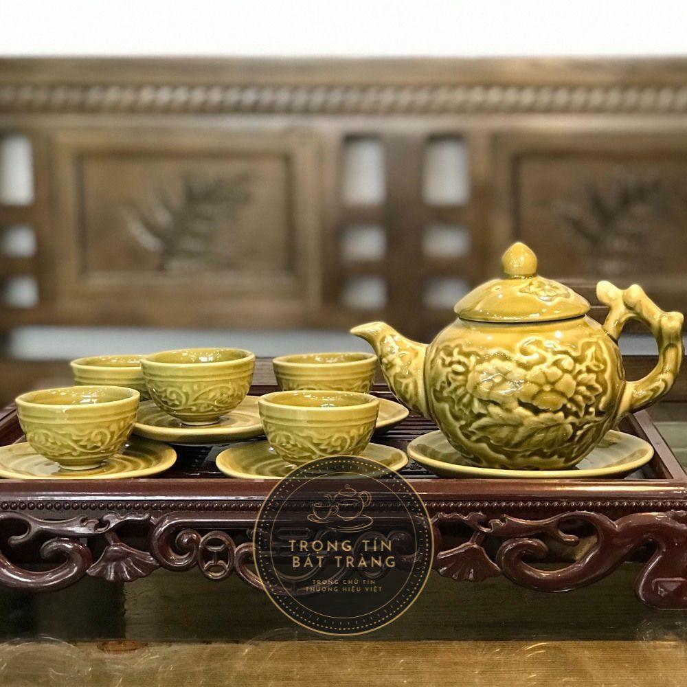 9 Bộ Ấm Chén Gốm Sứ Bát Tràng Gia Đình Biếu Tặng Đẹp Nhất 2021 Giá Rẻ Cao Cấp Phụ Kiện Bàn Trà Đạo