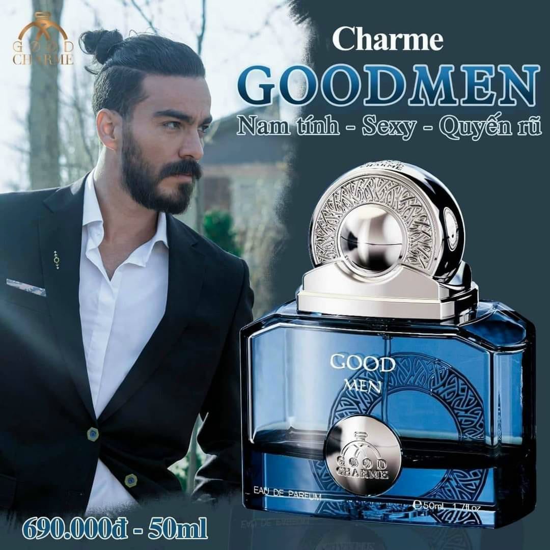 Nước Hoa Nam Charme Good Men - Màu Xanh 50ml