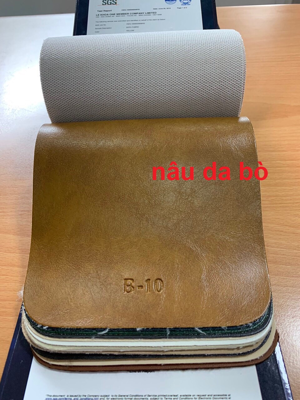 Bộ ghế sofa góc L Linco Matilda bọc giả da màu da bò