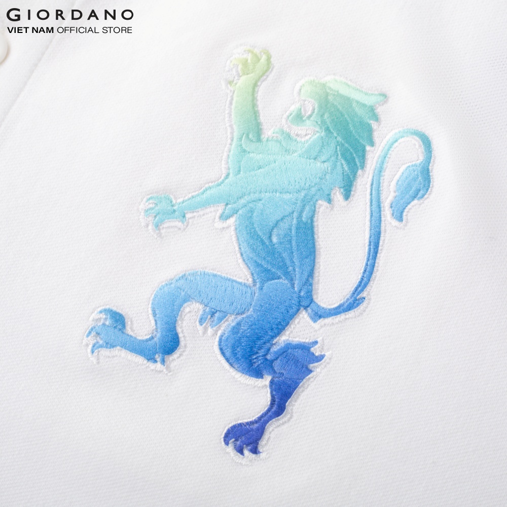 Áo Polo Nam Sư Tử 3D Lion Giordano 01011222