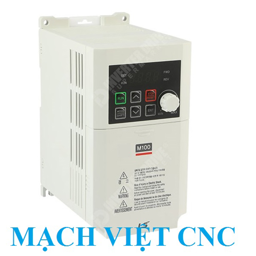 Biến tần LS Hàn Quốc LSLV-M100 vào 1 pha ra 3 pha 220V từ 0.4kW đến 2.2kW