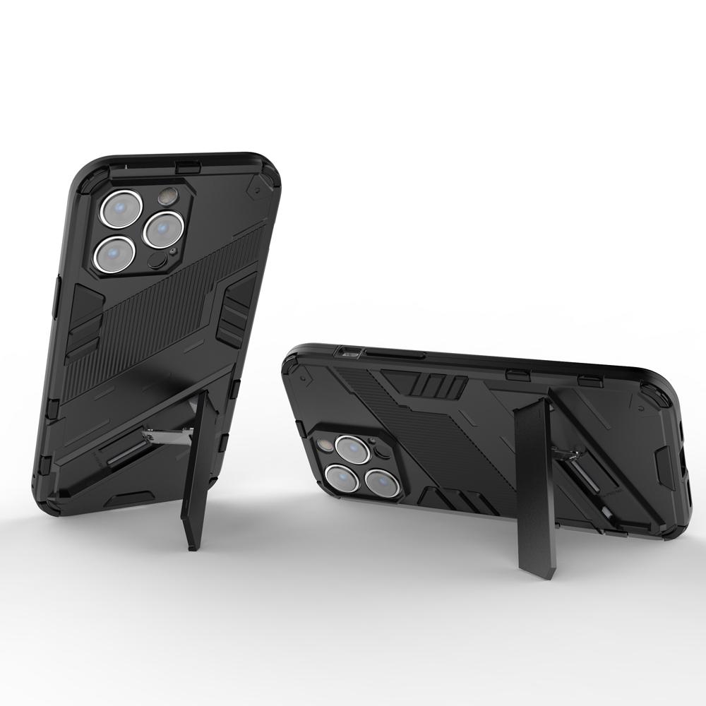 Ốp lưng cho iPhone 14 Pro Max, Ốp chống sốc Iron Man PUNK cao cấp kèm giá đỡ cho iPhone 14 Pro Max