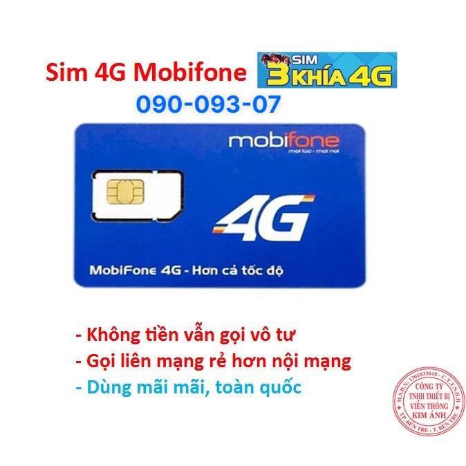 Chọn Số- Sim Mobifone Ba Khía Không Tiền Vẫn Gọi Vô Tư, Gọi Liên Mạng Rẻ Hơn Nội Mạng, Hàng Chính Hãng