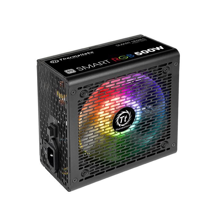 Nguồn Máy Tính PSU Thermaltake Smart RGB 500W 80 Plus White - Hàng chính hãng