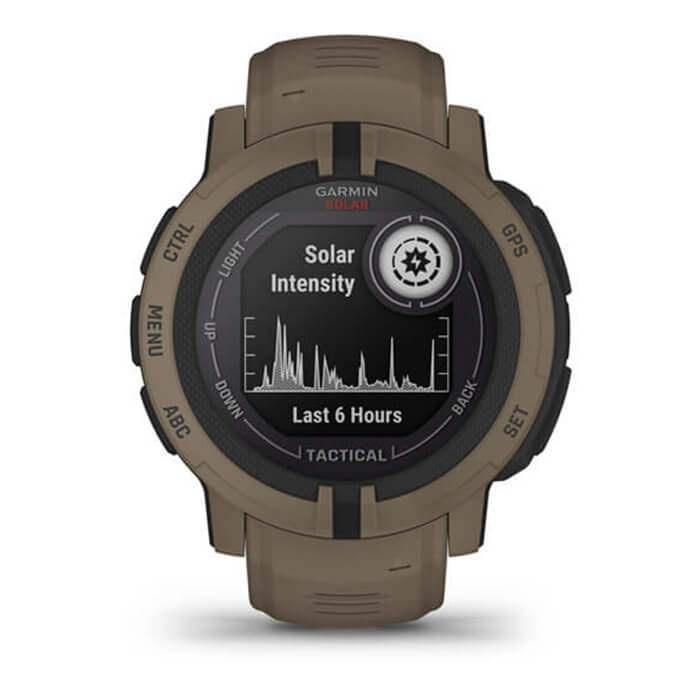 Đồng Hồ Thông Minh Garmin Instinct 2 Solar Tactical - Hàng Chính Hãng