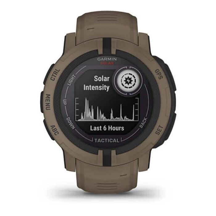 Đồng Hồ Thông Minh Garmin Instinct 2 Solar Tactical (Coyote Tan) - Hàng Chính Hãng