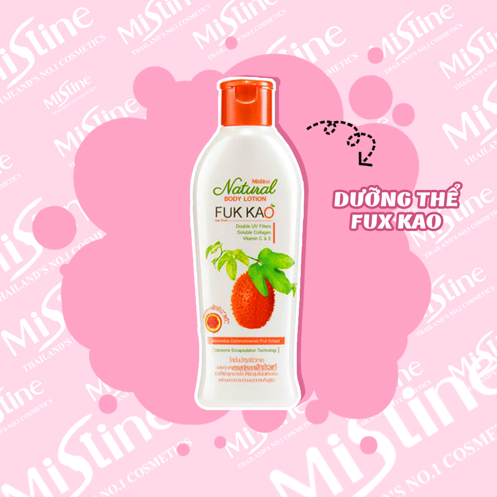 KEM DƯỠNG DA TOÀN THÂN MISTINE NATURAL FUX KAO BODY LOTION 200ml