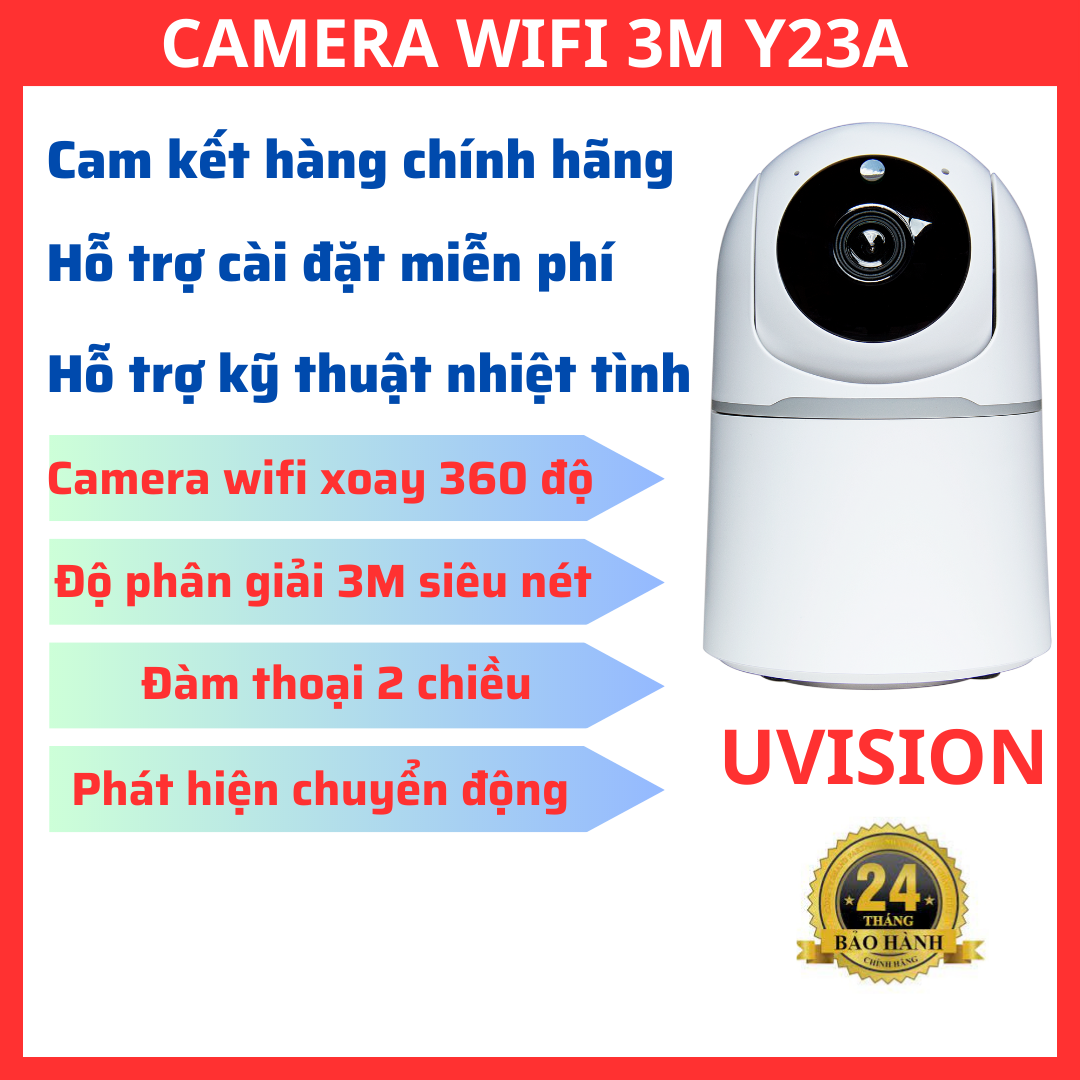 Camera wifi xoay siêu nét 3MP Y23A