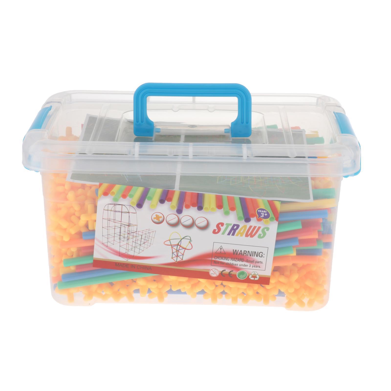 Fort Building Kit Construction Tunnel DIY Toys With Rods & Spheres