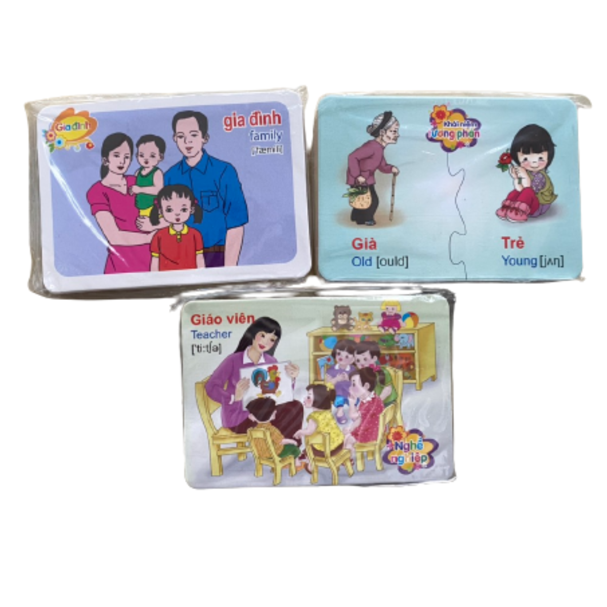 Thẻ Học FlashCard Thông Minh Song Ngữ 16 Chủ Đề Cho Bé