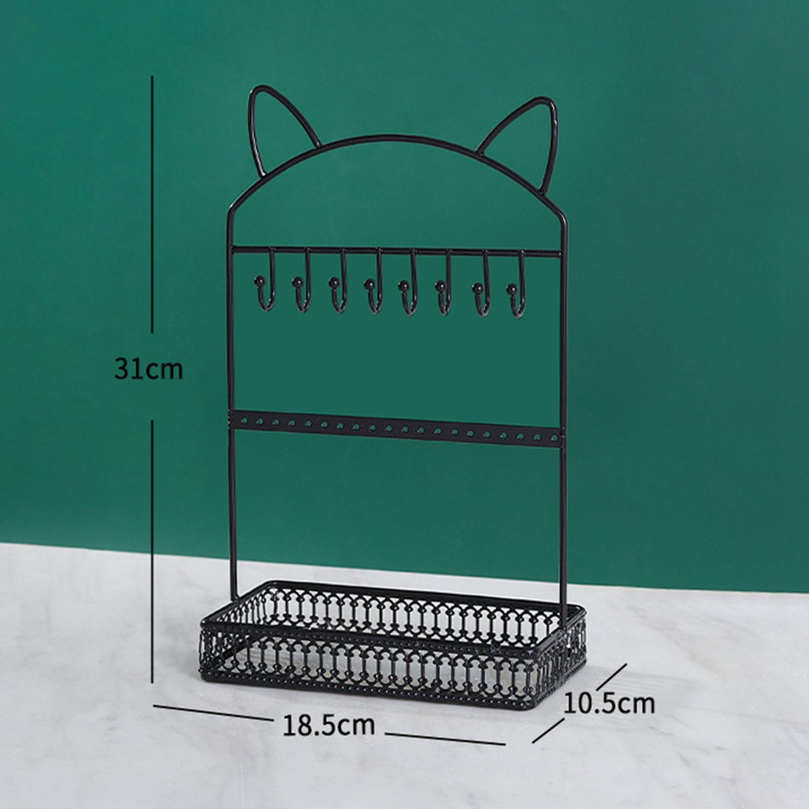 Jewelry Display Rack Holder Storage Tray Hanging Anklets   Desk