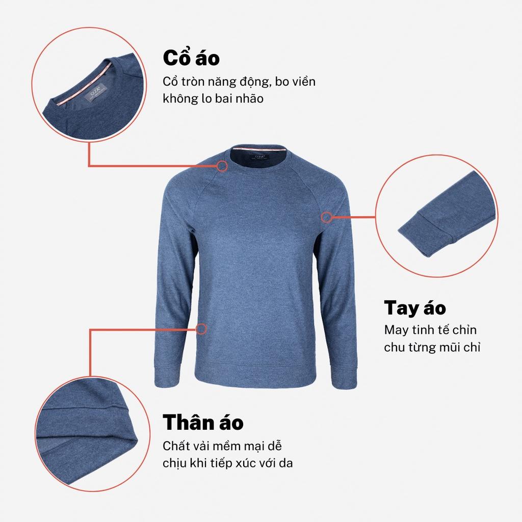 Bộ Quần Áo Nỉ Bông Nam CIZA Thể Thao Giữ Nhiệt Chất Dày Ấm Áp Trẻ Trung Năng Động size S M L XL ATDS02&amp;QDTS14