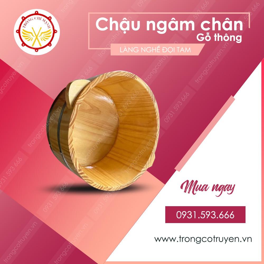 Chậu ngâm chân gỗ thông  CNC05