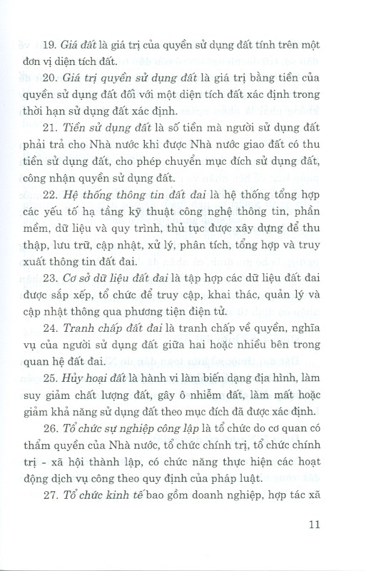 Luật Đất Đai (Hiện Hành) (Sửa Đổi, Bổ Sung Năm 2018) - Tái bản năm 2023