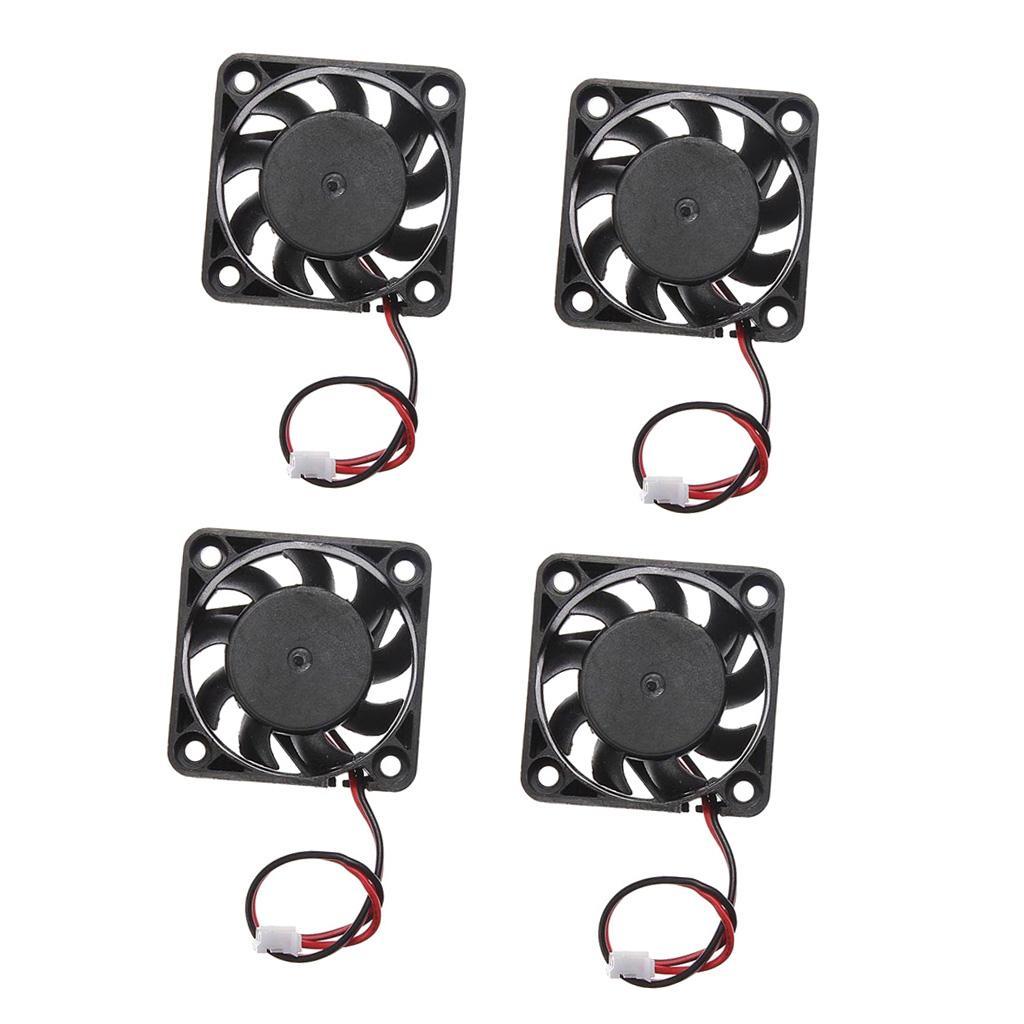 12PCS 12V 2Pin 40mm 4cm Fan Silent Computer Cooler Cooling Fan PC