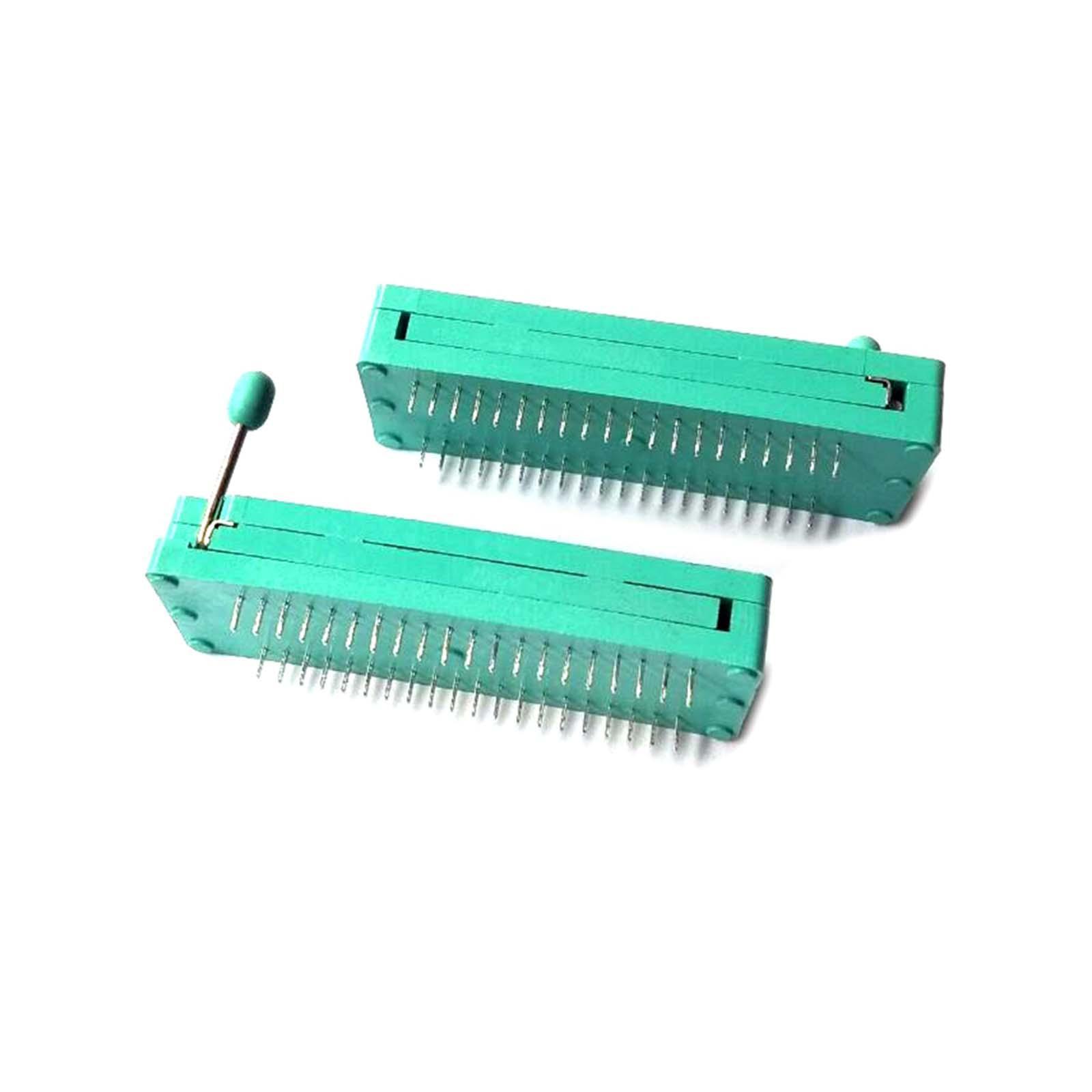 2Pcs 40 Pin Zif Dip IC Test Board Sockets, Universal IC Test Zif Sockets, Test Adaptor Universal Zif IC Sockets, for Circuit Board