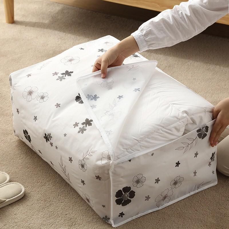 Túi Đựng Quần Áo , Chăn Màn Gấp Gọn Chất Liệu PEVA Chống Nước size TO