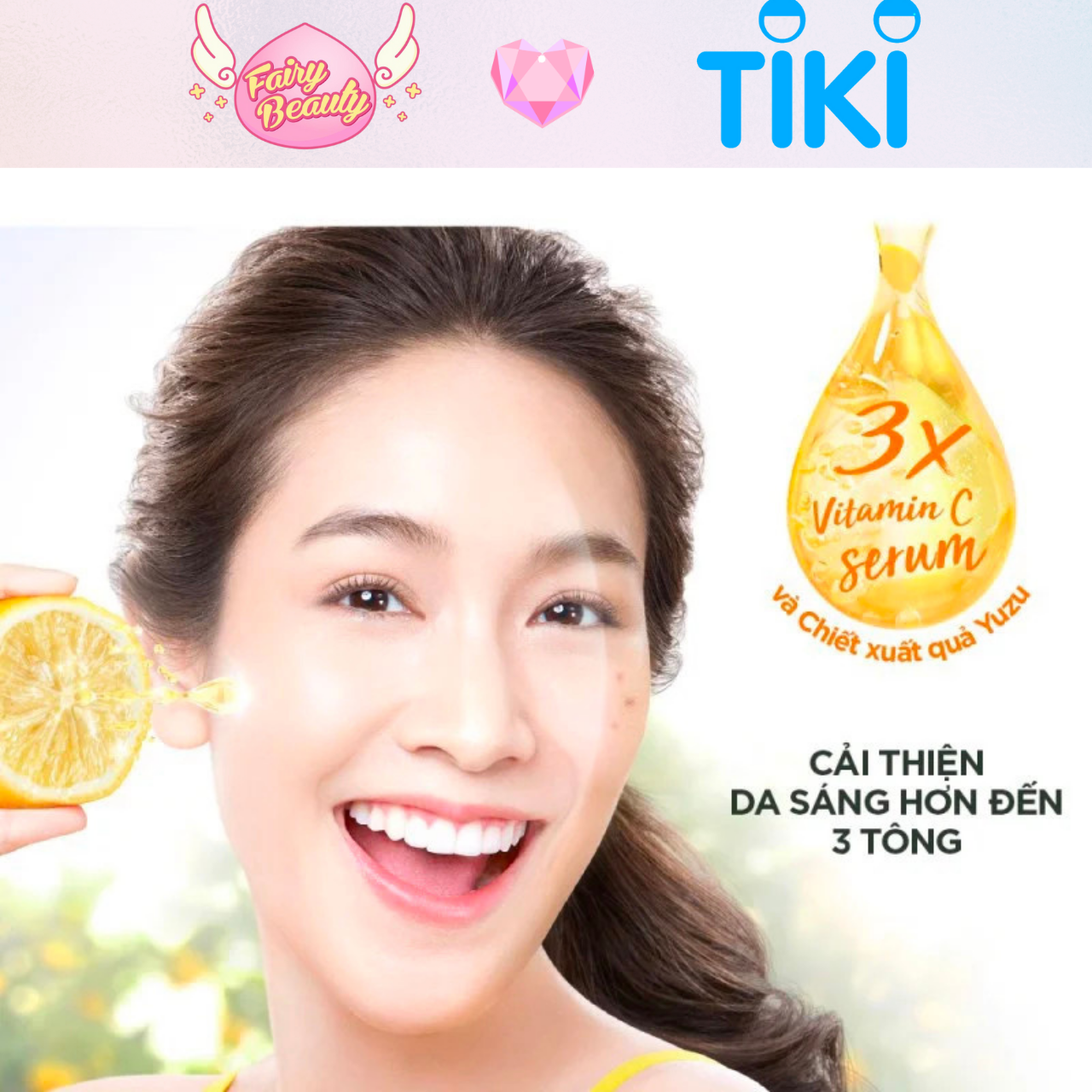 [GARNIER] Kem Dưỡng Ban Ngày Chứa Vitamin C Giúp Trắng Da, Mờ Thâm Nám Mềm Mịn Bright Complete Serum Cream SPF30 50/18ml