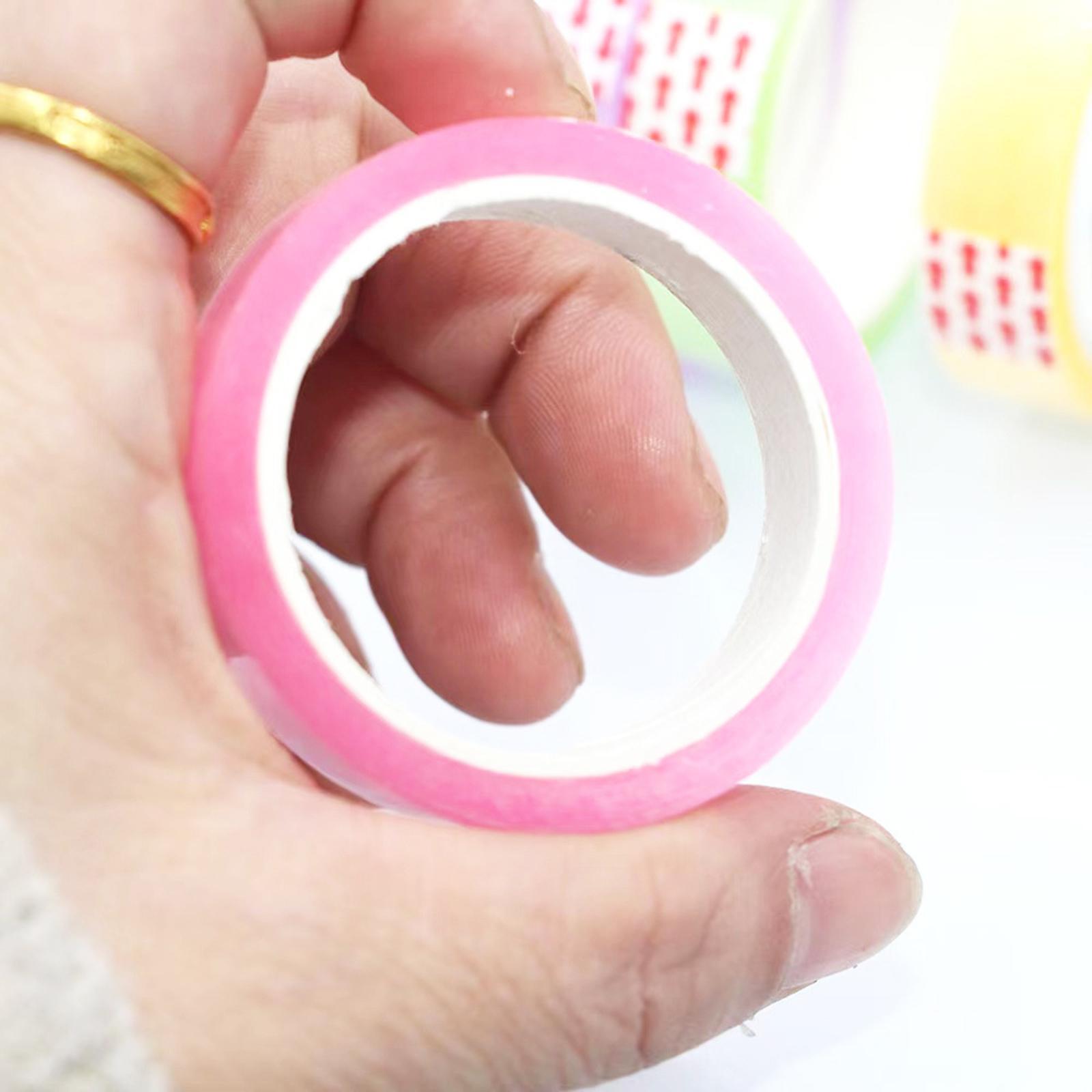 12Pcs Funny Sticky Ball Tapes Colorful for Relaxing Game Accessories Sticky Tape for Adult Kids Craft Supplies Party Home School