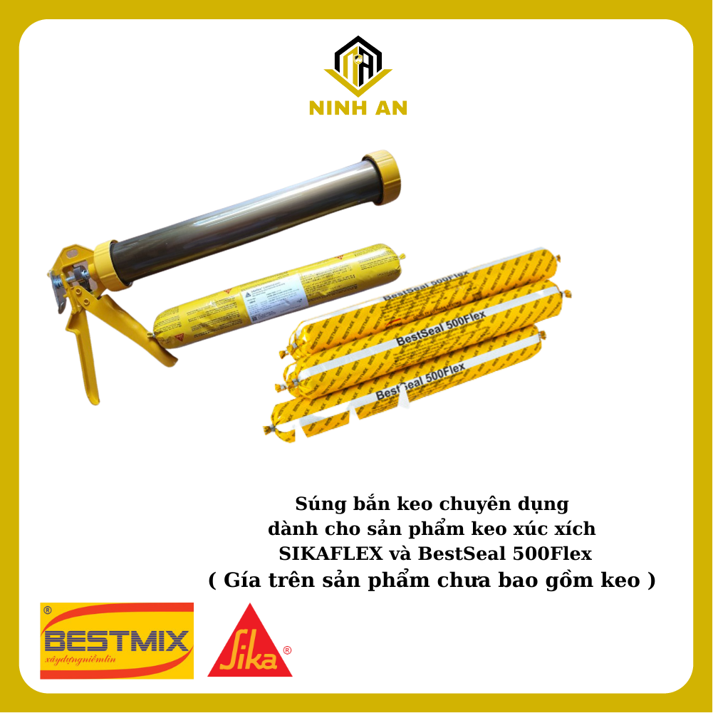 Súng bắn keo chuyên dụng để bơm các sản phẩm keo Sikaflex Construction AP và BestSeal 500Flex