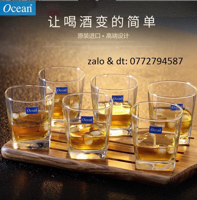 Ly Thủy Tinh Ocean Plaza Rock 195ml B11007 ; 295ml B11010 ; Nhập Khẩu Thái Lan
