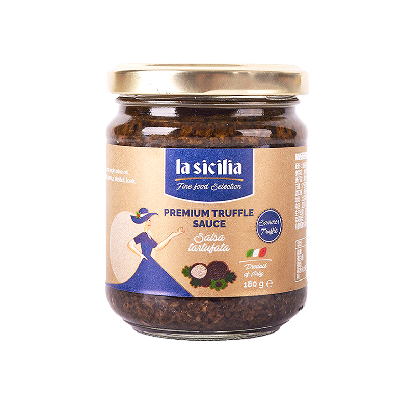 Tặng Công Thức - Sốt Nấm Cục -Truffle Sauce La Sicilia Chuyên Nấu Món Ý 180g