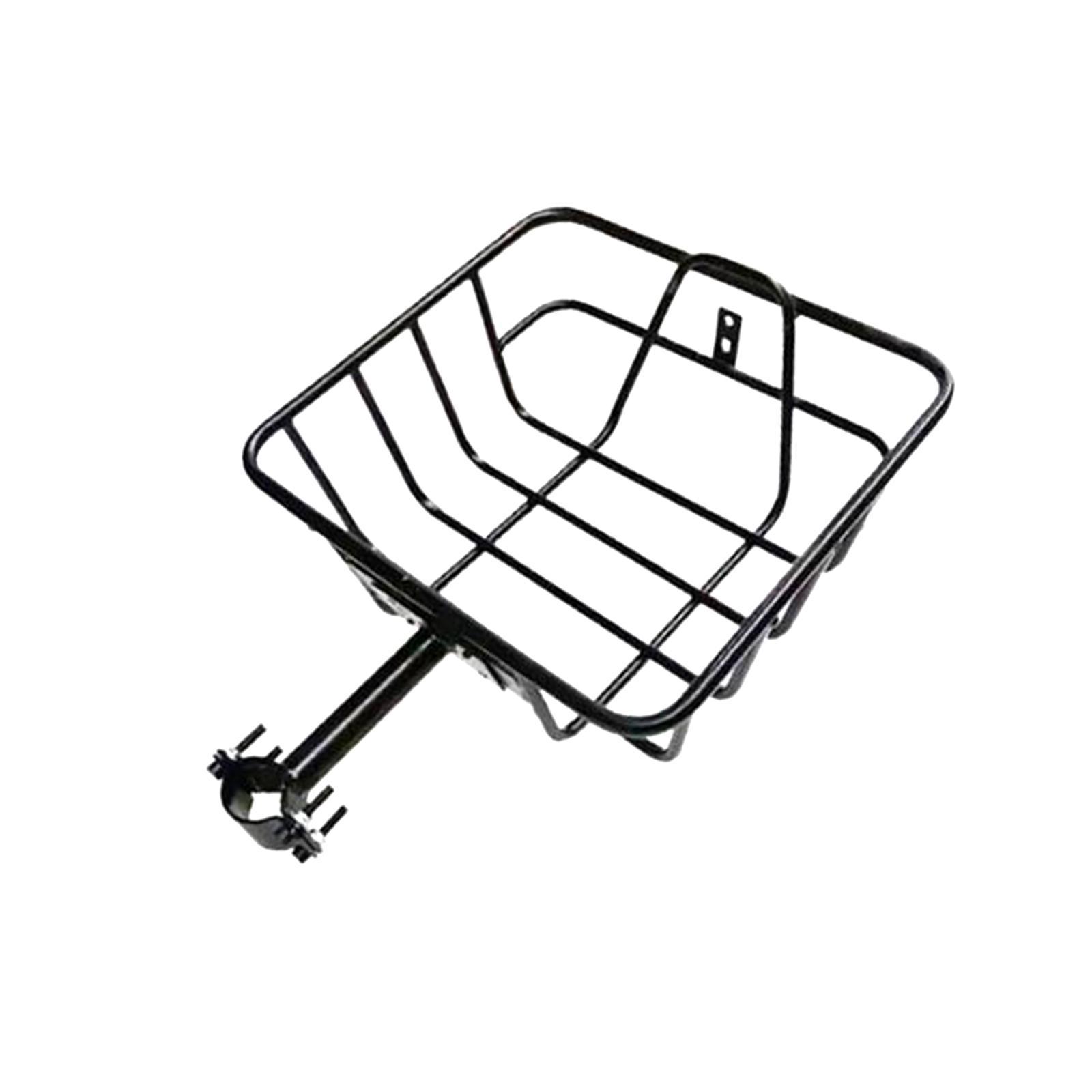 Rear Bike Basket Cargo Rack Portable Storage Large Capacity Rack Basket Basket for Outdoor Folding Bikes Camping