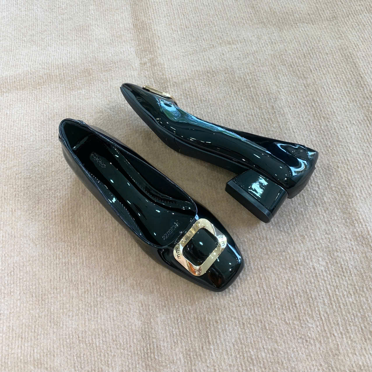 GIÀY CAO GÓT NỮ PABNO PN20022 – CAO 3CM – MŨI VUÔNG – ĐÍNH KHÓA SANG TRỌNG