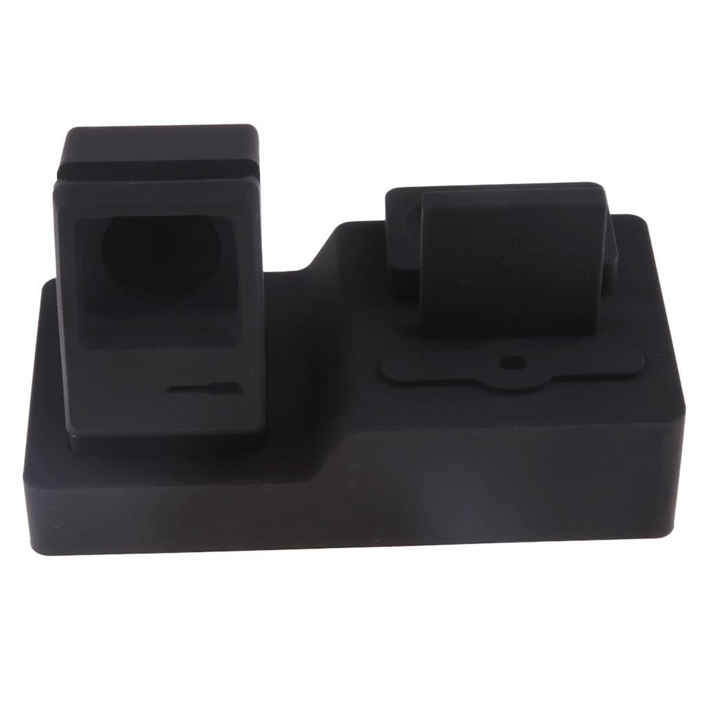 3 In 1 Silicone Charger Stand Charging Dock Station for  Devices