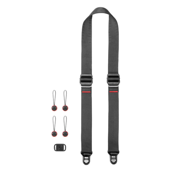 Dây đeo máy ảnh Peak Design Slide Lite Camera Strap SLL-BK-3 (Black) - Hàng Chính Hãng