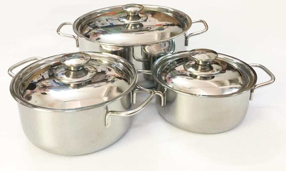 BỘ 3 NỒI HT COOK INOX 430 CAO CẤP