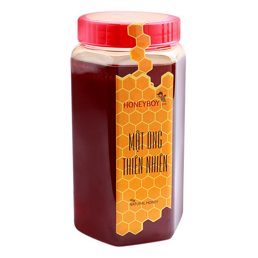 Combo Mật Ong Thiên Nhiên Honeyboy (1kg) + Mật Ong Thô Honeyboy (1L) - Tặng Mật Ong Thiên Nhiên Honeyboy (100ml)