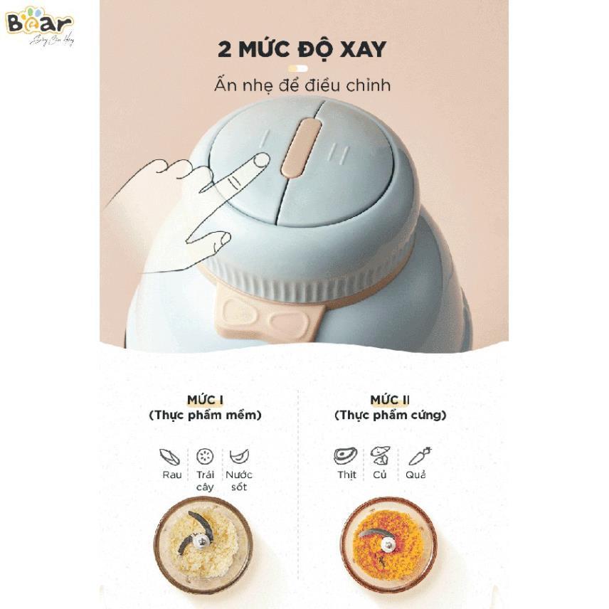 Máy Xay Đa Năng BEAR 600ml Dành Cho Bé Ăn Dặm Bản Quốc Tế BH Chính Hãng 18 Tháng. Máy xay đa năng chính hãng HAGU - Hàng chính hãng