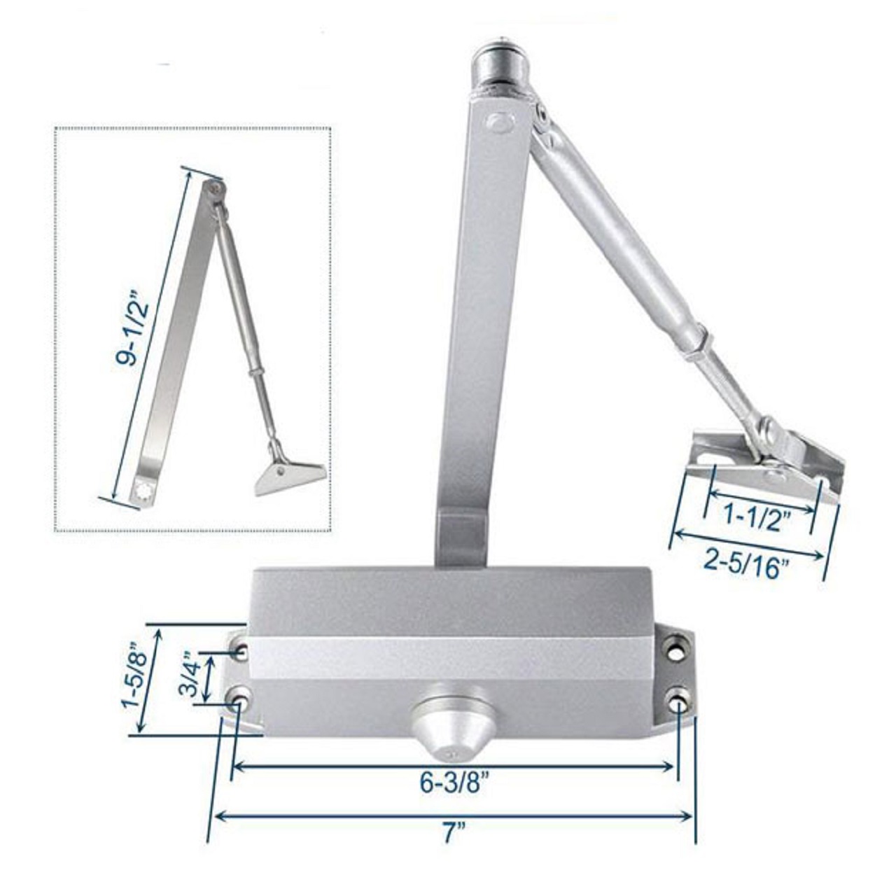Tay co thuỷ lực, thiết bị đóng mở cửa tự động có điểm dừng - hàng chính hãng