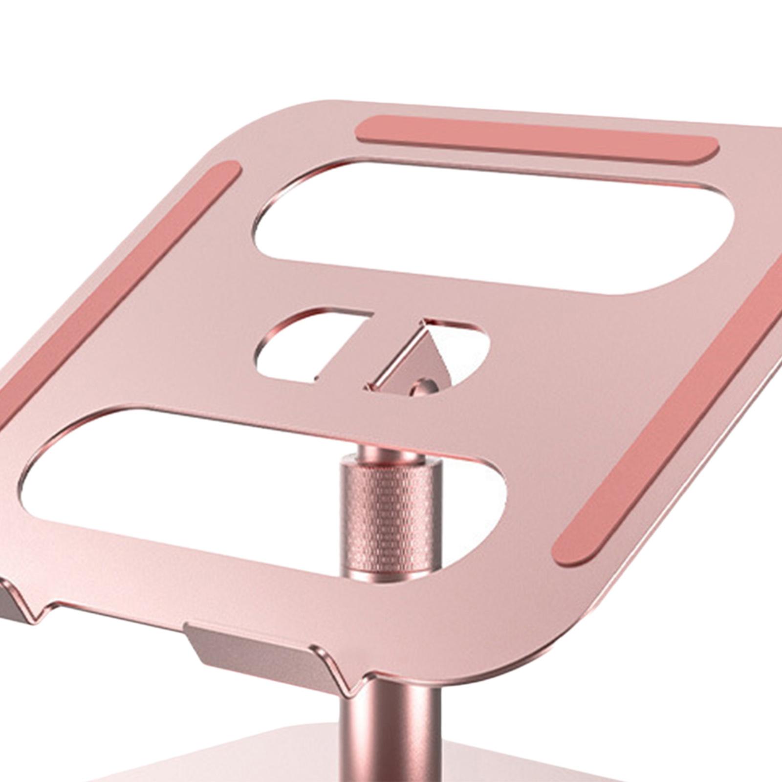 Adjustable Laptop Stand Bracket Tablet Holder with Slide-Proof Silicone Pad for Home Office Desktop
