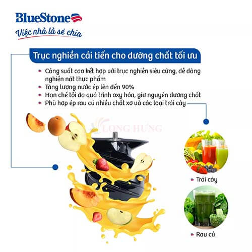 Máy ép chậm Bluestone SJB-6556 - Hàng chính hãng