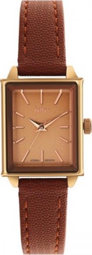 Đồng hồ nữ dây da Julius Ja-787 Nâu