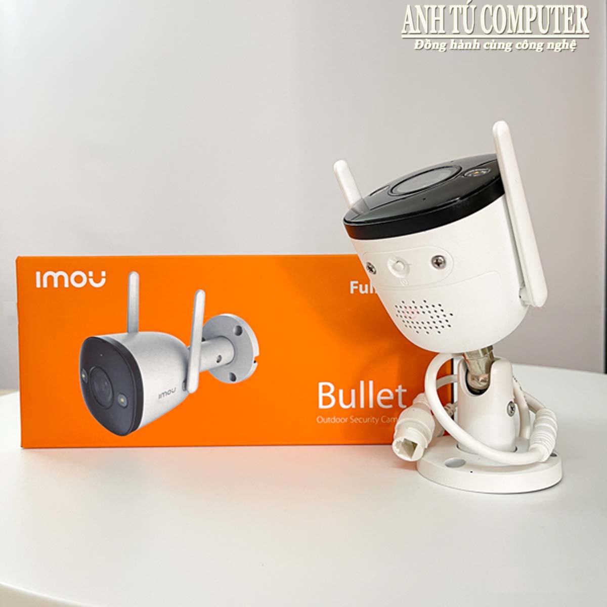 Camera IP Wifi 2MP Fullcolor có đàm thoại IMOU BULLET 2 IPC-F22FEP hàng chính hãng