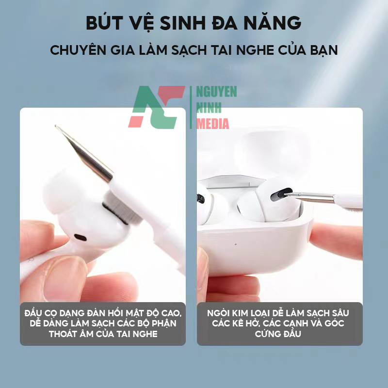 Dụng Cụ Vệ Sinh Tai Nghe True Wireless Chuyên Nghiệp Earldom ET-T05 - Hàng Chính Hãng