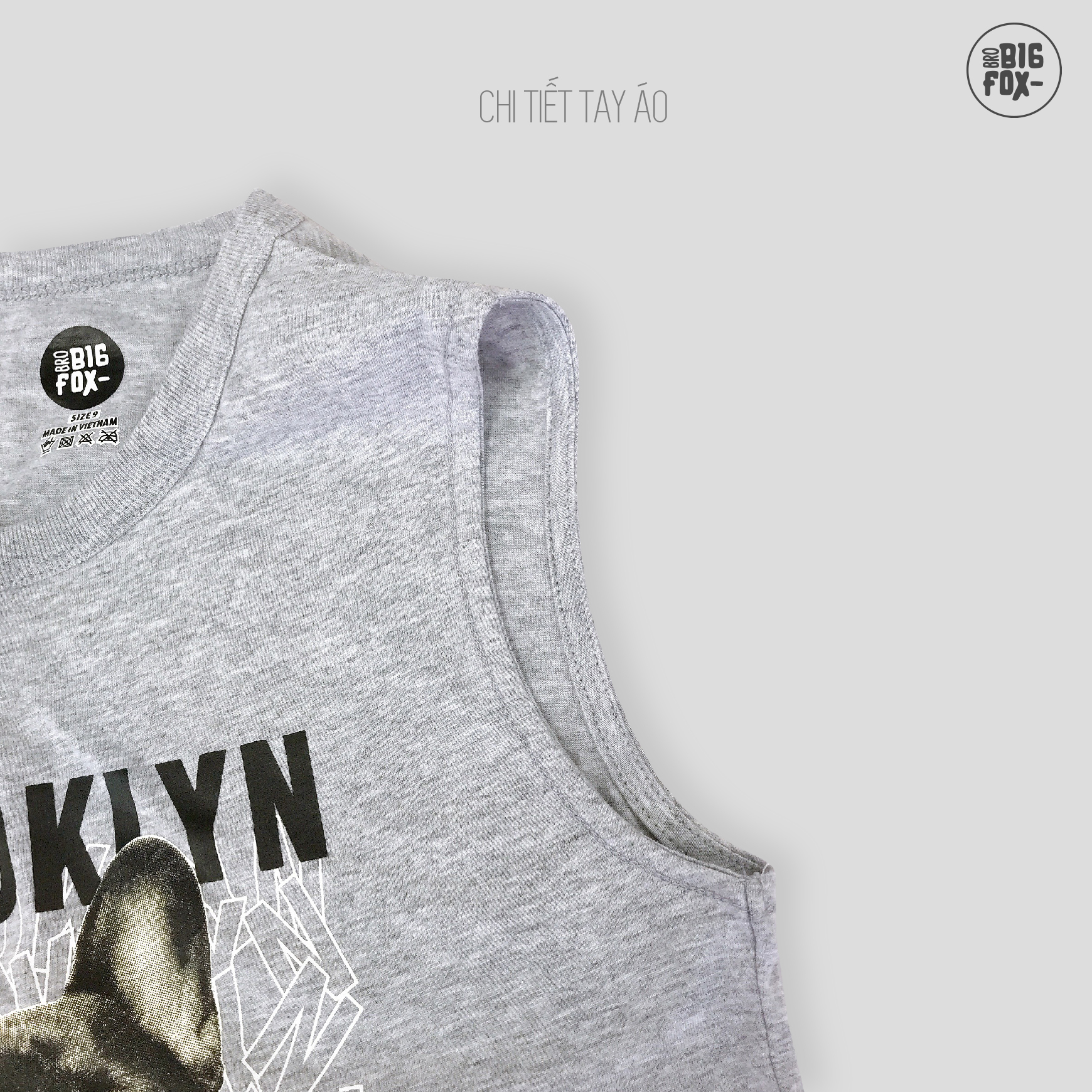 Set Bộ Quần Áo Ba Lỗ Sát Nách Cho Bé Trai Bigfox, Size Đại, BROOKLYN 3-11, Chất Cotton