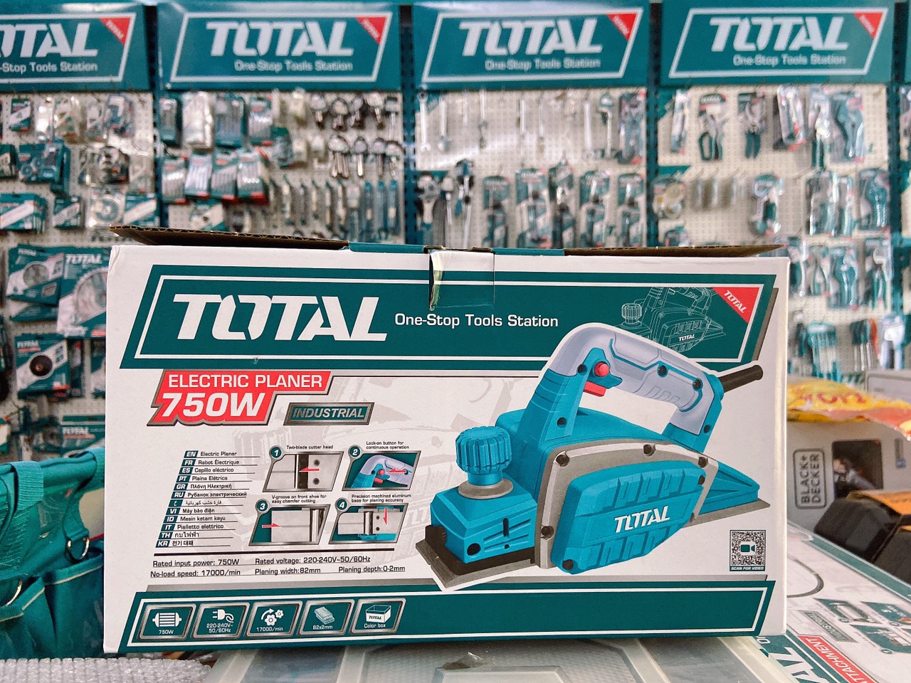 Máy bào điện  750W total TL7508226