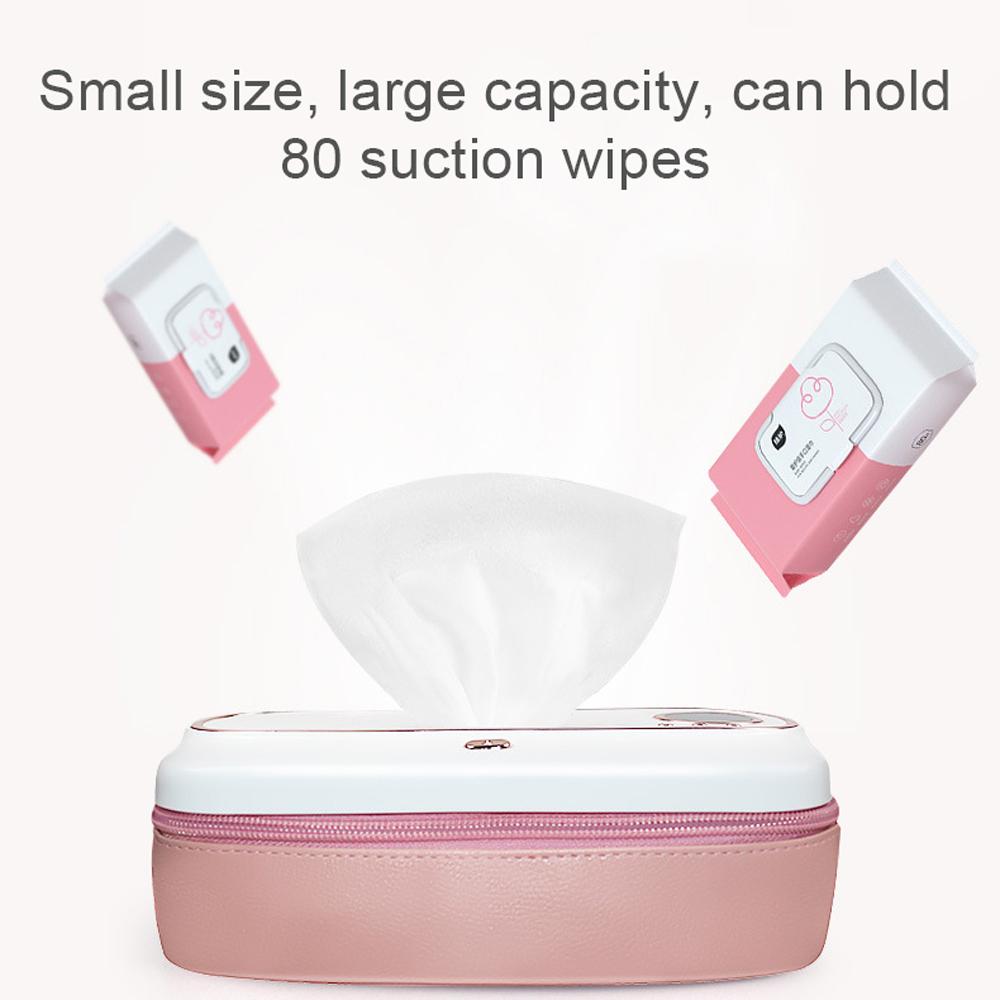 USB Infant Wet Wipes 5000mah 45-55℃ Dispenser Portable Diaper Wipe Warmer with Temperature Heating Control