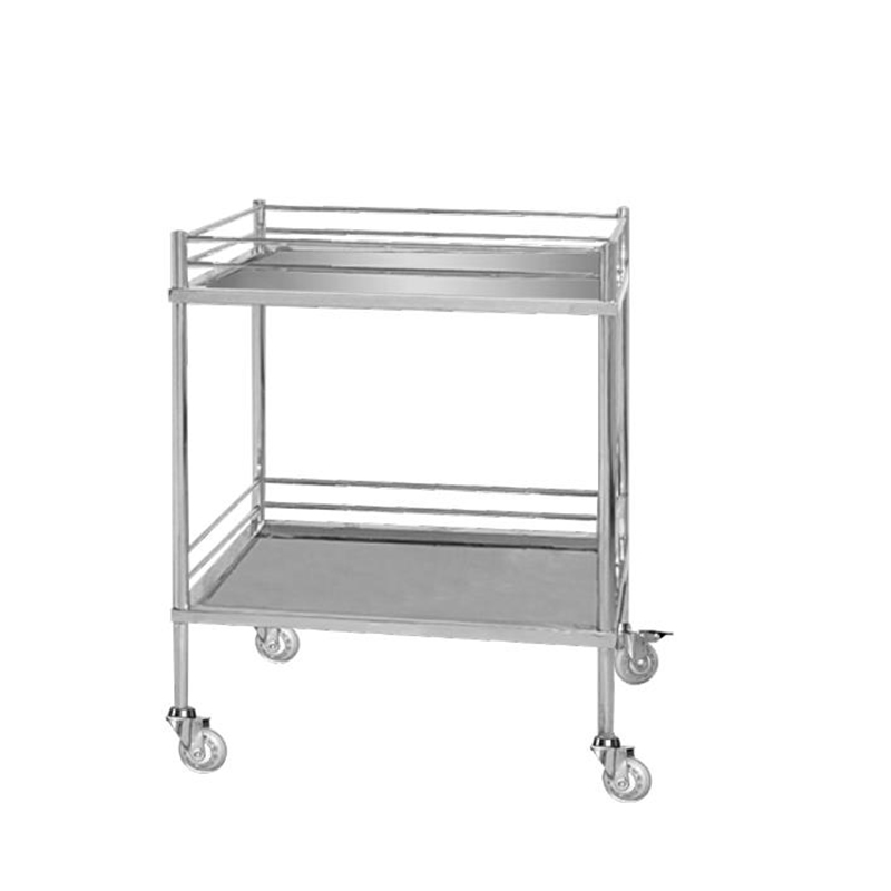 Hằng Nhảy Xe đẩy Thép không gỉ thiết bị xe ô tô Thiết bị đôi Xe đẩy y tế