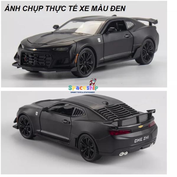 Xe mô hình xe ô tô Chevrolet Camaro 2018 2 màu Tỷ Lệ 1:32 bằng sắt có âm thanh và đèn