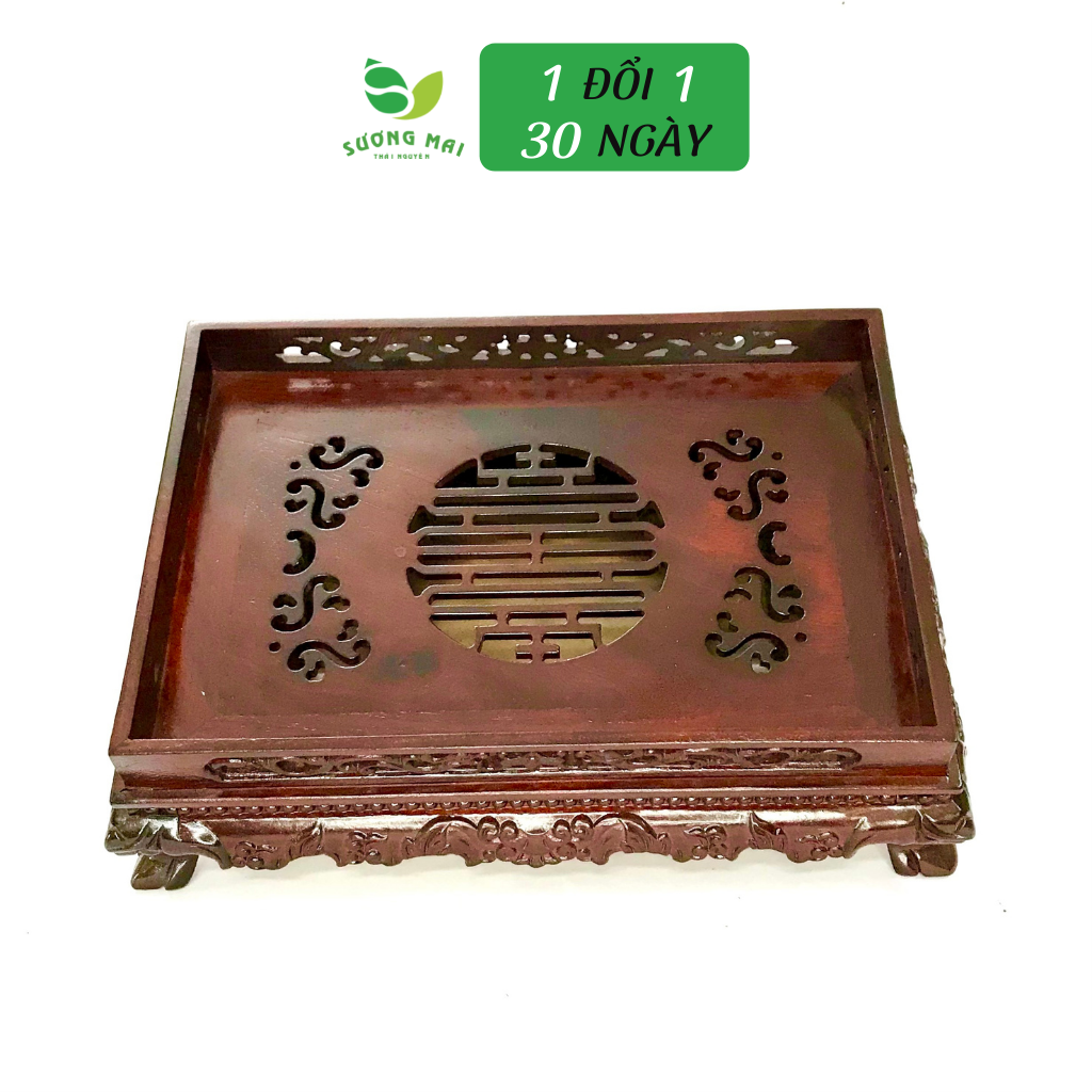 Khay trà gỗ Hương Giáng Long