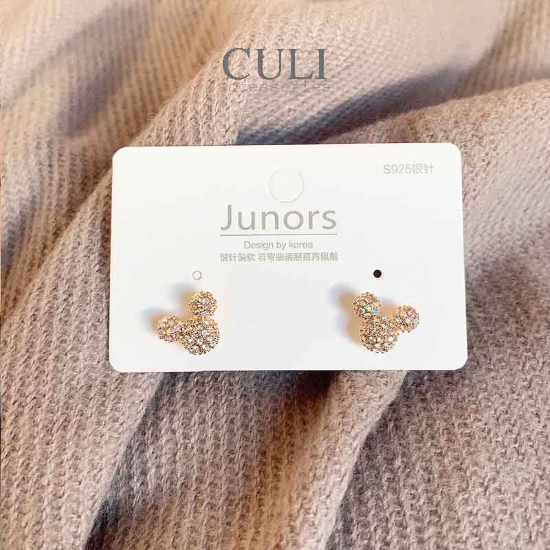 Khuyên tai, Bông tai thời trang hình đầu chuột cute HT689 - Culi accessories