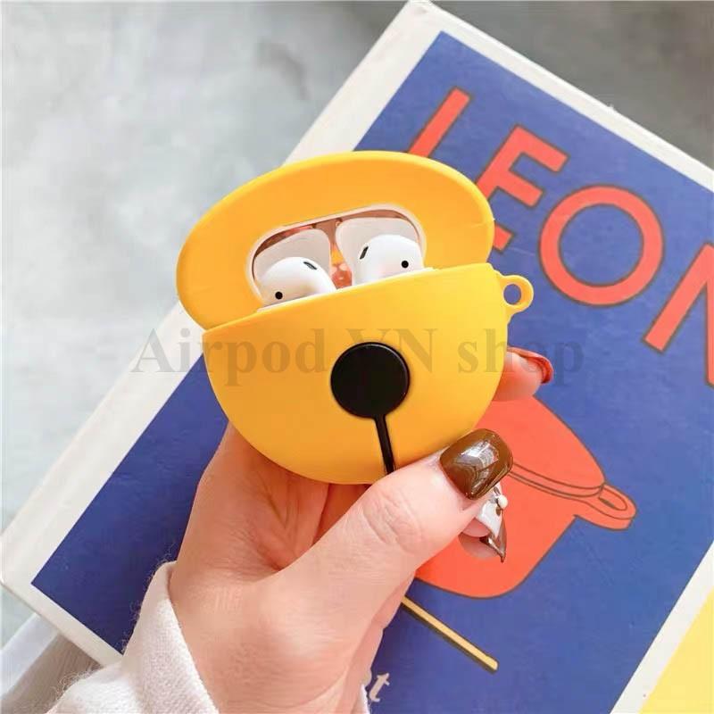 Bao Case Ốp dành cho Airpods 1/2, Airpods Pro Chuông doremon cao cấp